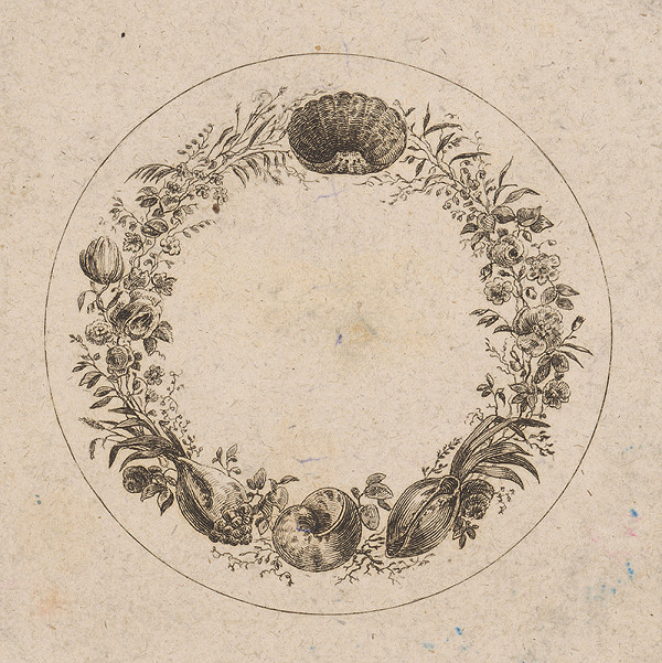 Stredoeurópsky grafik z 19. storočia – Veniec 