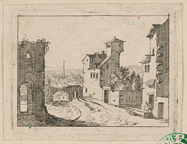 Stredoeurópsky grafik zo začiatku 18. storočia – Krajinka 