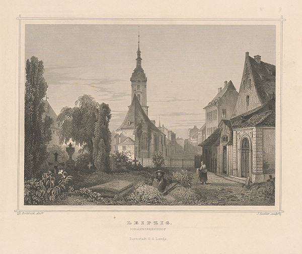 Johann Richter, Ludwig Rohbock – Lipsko - cintorín 