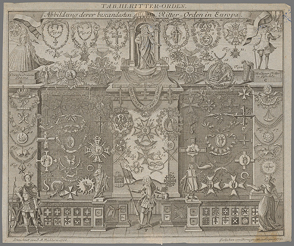 Martin Bernigeroth – Šľachtické rády 