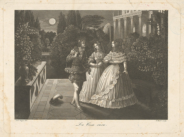 Friedrich Mehl, Carl Joseph Geiger – V záhradnej besiedke 