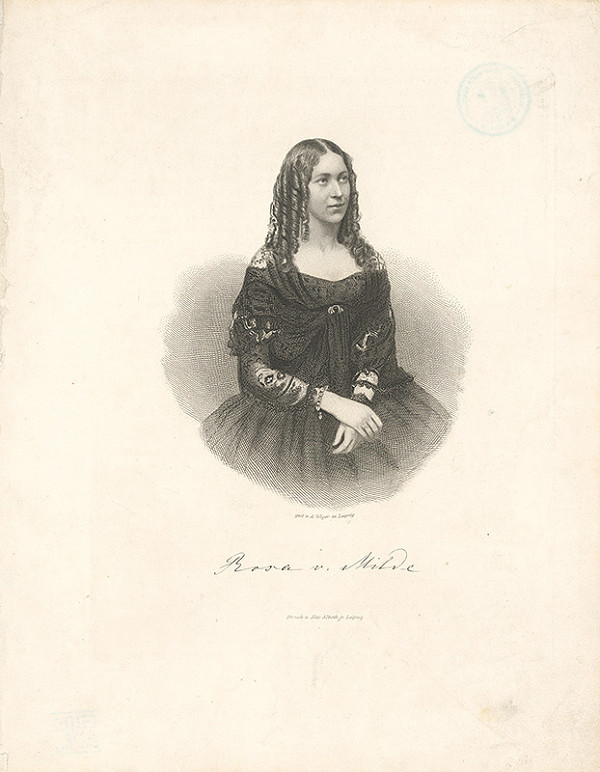 August Weger – Rosa v.Milde 