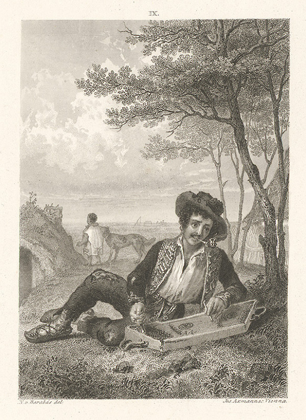 Miklós Barabás, Josef Axmann – Cigáň 