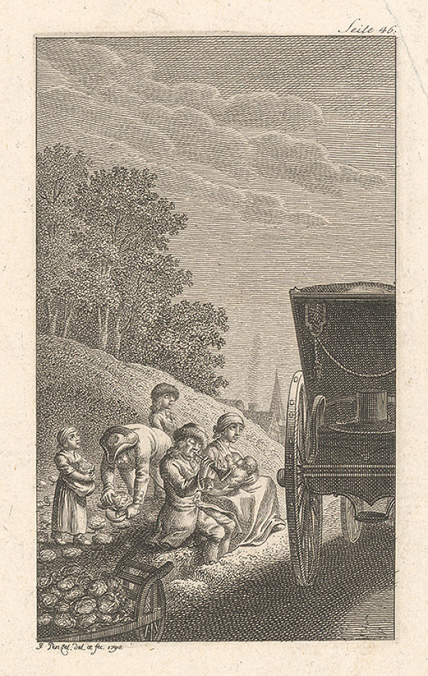 Johann Georg Penzel – Zber kapusty 