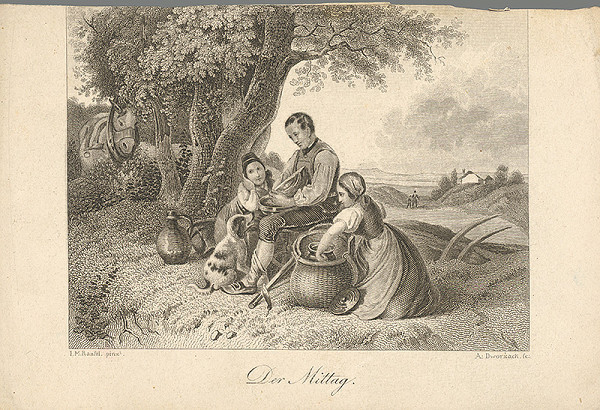 Adolf Dworzack, Johann Matthias Ranftl – Poľudnie 