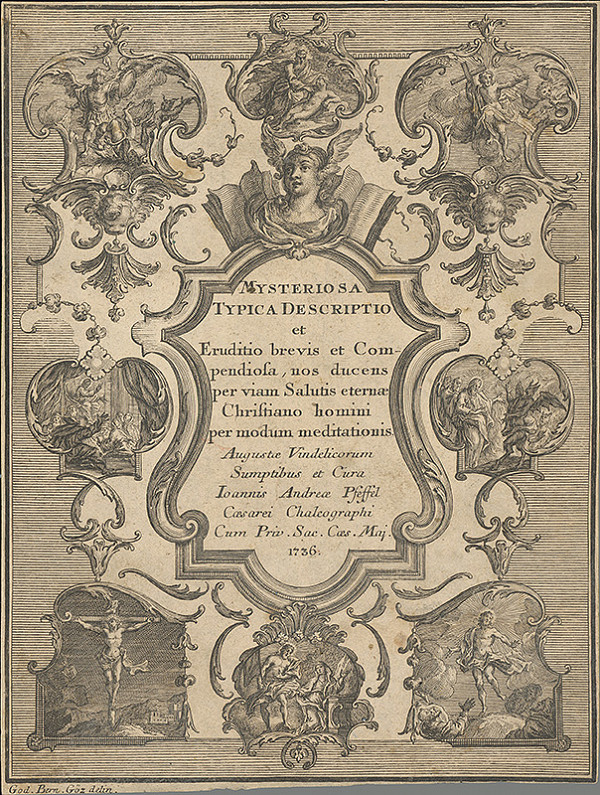 Gottfried Bernhard Götz – Mysteriosa typica descriptio et Eruditio brevis et Compendiosa, nos ducens per viam Salutis eternae Christiano homini per modum meditationis - frontispice
