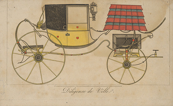 Stredoeurópsky grafik z 19. storočia – Mestský dopravník 