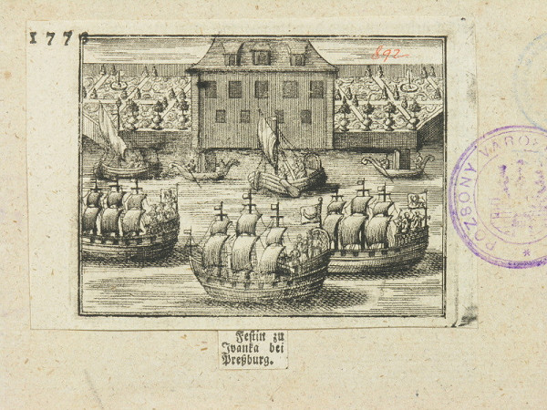 Stredoeurópsky grafik zo 17. storočia – Slávnosť v Ivanke pri Dunaji 