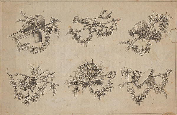 Stredoeurópsky grafik z 19. storočia – Dekorácia 