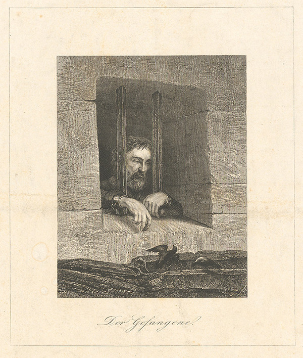 Stredoeurópsky grafik z 19. storočia – Zajatec 
