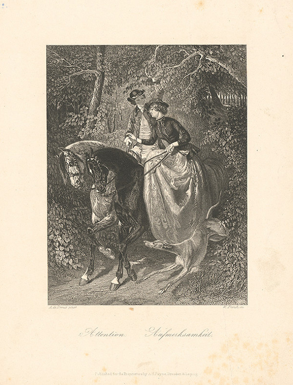 William French, Alfred de Dreux – Pozornosť 