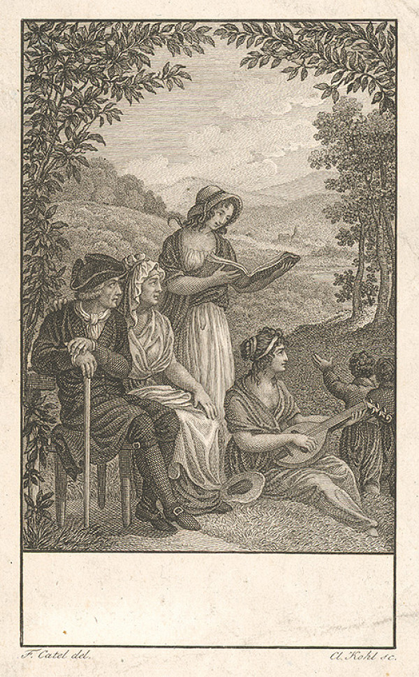 Clemens Kohl, Franz Ludwig Catel – Scéna ku Goetheho eposu: Herman a Dorota 