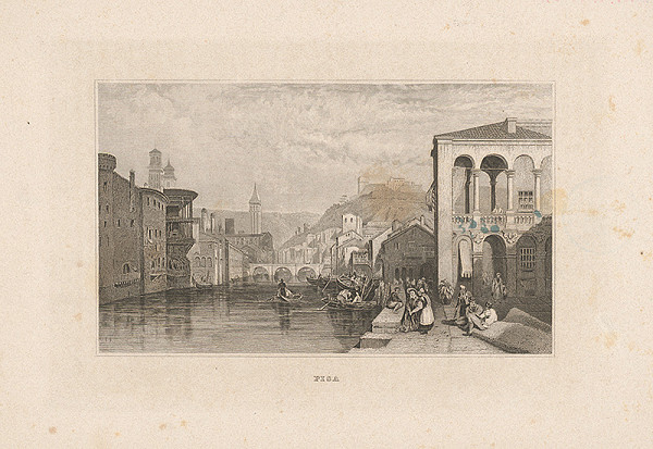 Stredoeurópsky grafik z 19. storočia – Pisa 