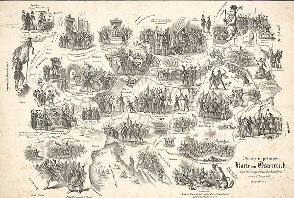 Karl Lanzedelly – Mapa Rakúska 