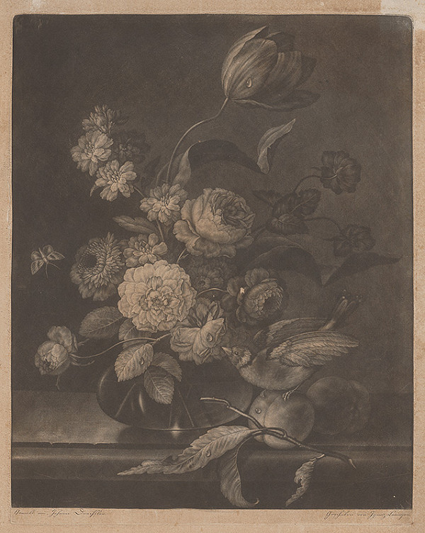 Ignaz Laminger, Johann Baptist Drechsler – Zátišie s kvetmi 