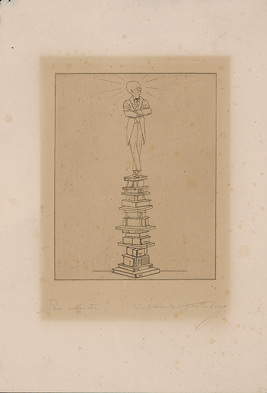 Stredoeurópsky grafik zo začiatku 20. storočia – Vlastná karikatúra 