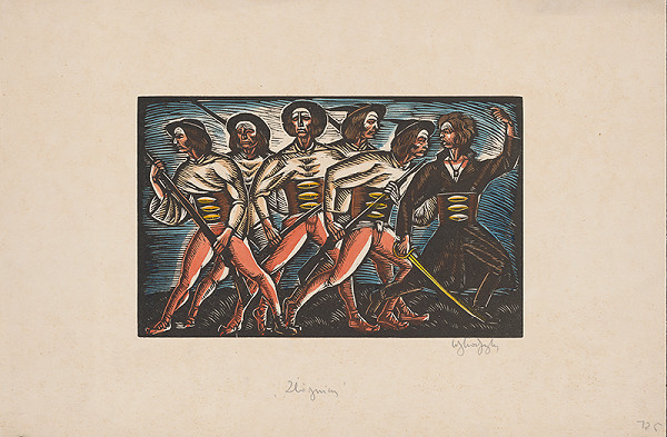 Slovenský grafik z 20. storočia – Zbojníci 