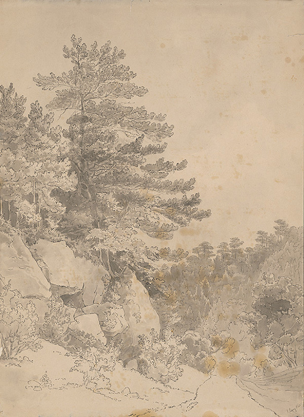 Rudolf Lang – Horská krajina 