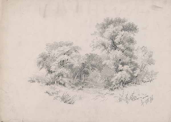 Stredoeurópsky grafik z 19. storočia – Krajina 