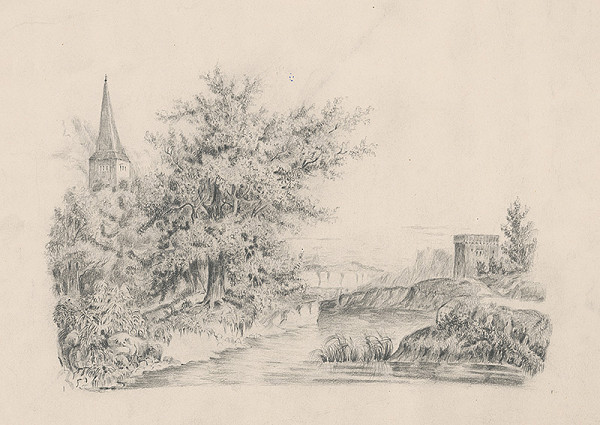 Stredoeurópsky grafik z 19. storočia – Krajina 