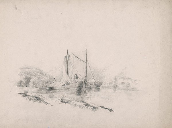 Stredoeurópsky grafik z 19. storočia – Plachetnice 