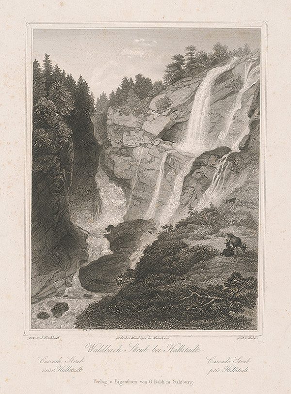 Conrad Huber, Johann Fischbach – Vodopád Waldbach 