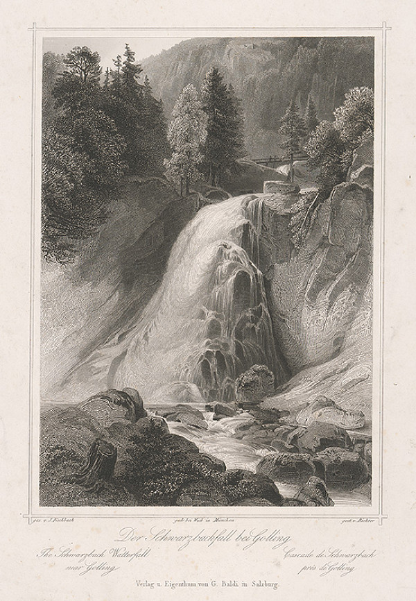 Johann Richter, Johann Fischbach – Vodopád Schwarzbach 