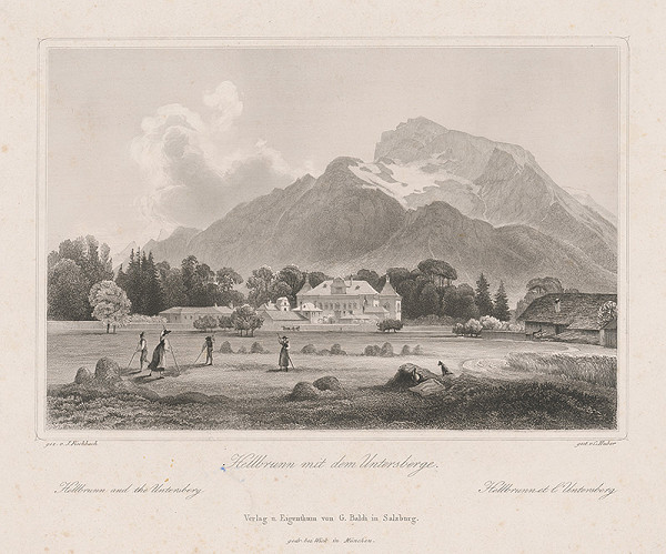 Conrad Huber, Johann Fischbach – Zámok Hellbrunn 