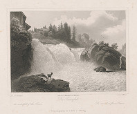 Conrad Huber, Johann Fischbach – Vodopád Traun 