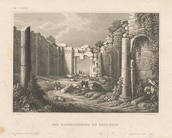 Bernhard Metzeroth, Carl Reiss – Pohľad na zrúcaniny v Baaalbecku 