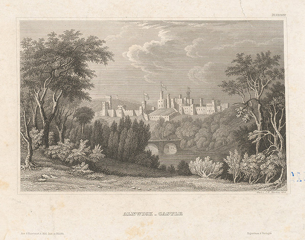 Johann Georg Martini – Zámok Alnwick 