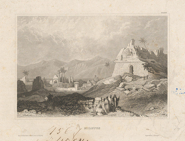 Johann Georg Martini – Zrúcaniny na ostrove Miletos 