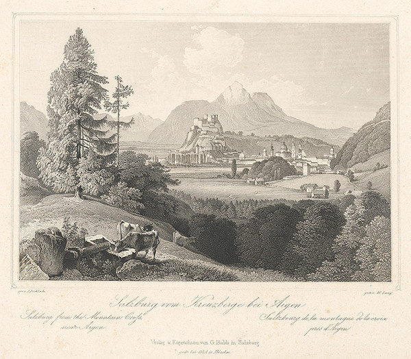 Wiliam Lang, Johann Fischbach – Pohľad na Soľnohrad 