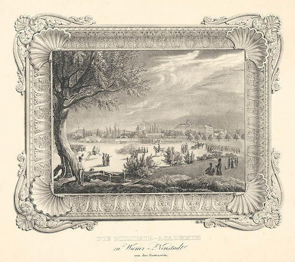 Stredoeurópsky grafik z 19. storočia – Vojenská akadémia 