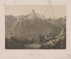 František Kaliwoda, August Haun – Hrad Vranov nad Dyjí 