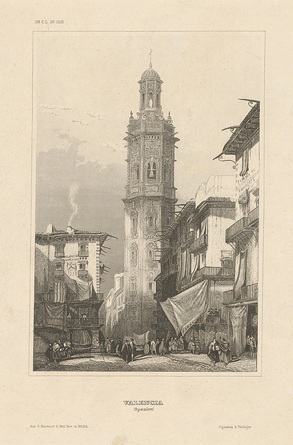 Stredoeurópsky grafik z 19. storočia – Valencia 