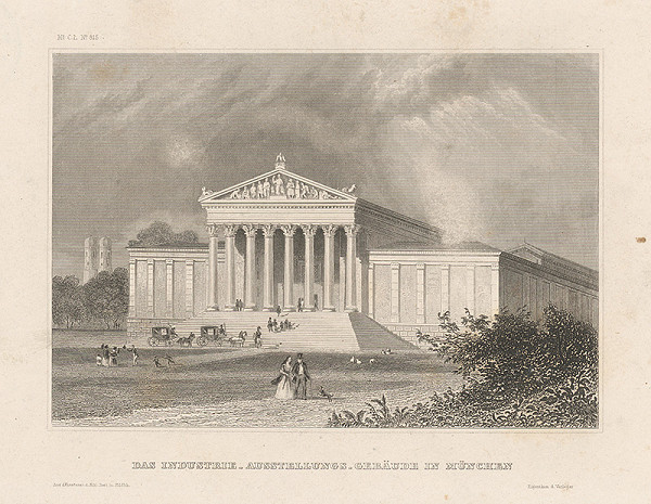 Stredoeurópsky grafik z 19. storočia – Priemyselná výstava v Mníchove 