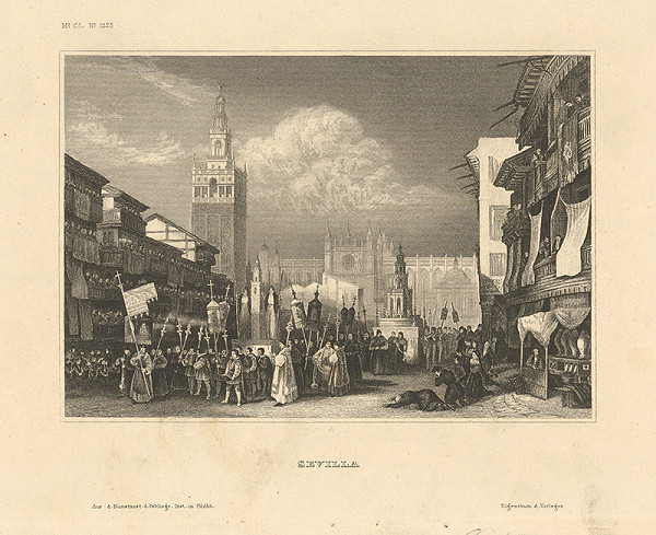 Stredoeurópsky grafik z 19. storočia – Sevilla 