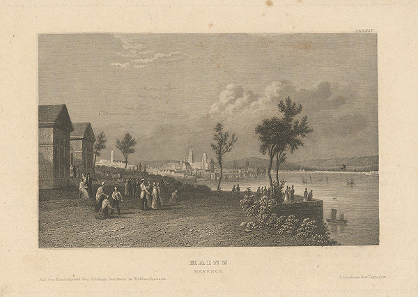 Stredoeurópsky grafik z 19. storočia – Mohuč 