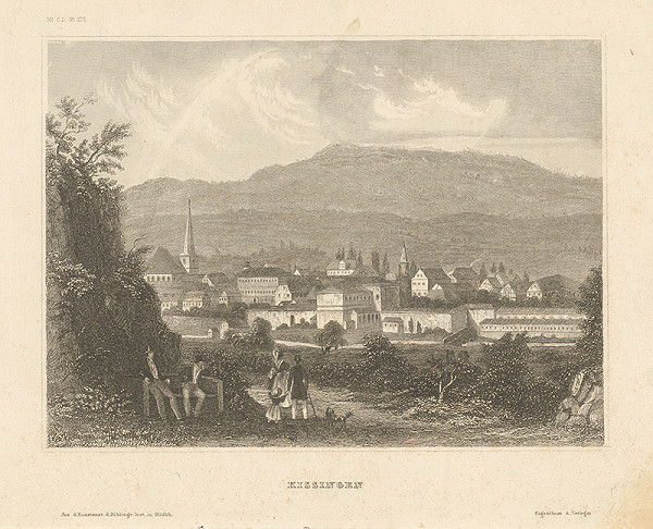 Stredoeurópsky grafik z 19. storočia – Kissingen 