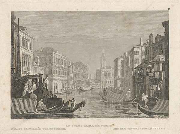 Friedrich Geissler – Veľký kanál v Benátkach 