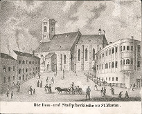 Antal József Strohmayer, Johann Höfelich, C.F. Wigand – Dóm a farský kostol svätého Martina v Bratislave po požiari 