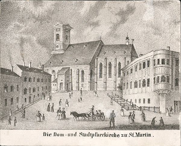 Antal József Strohmayer, Johann Höfelich, C.F. Wigand – Dóm a farský kostol svätého Martina v Bratislave po požiari 