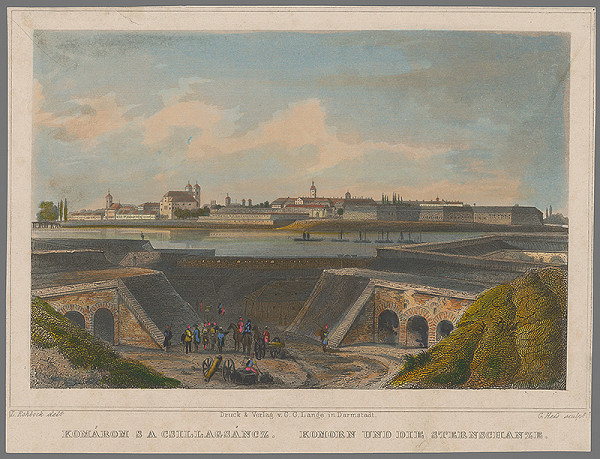 Georg Hels, Ludwig Rohbock – Komárno s opevnením 