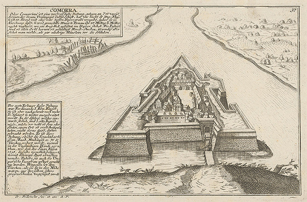 Johann Georg Bodenehr – Pevnosť Komárno 