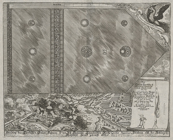 Johann Ulrich Krauss, Bartholomäus Sixtus Kummer – Turecká hlavná zástava a pevnosť Nové Zámky 