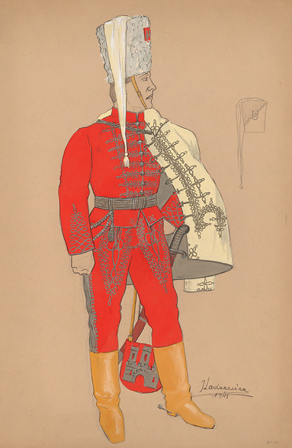 Ján Ladvenica – Člen bratislavskej mestskej gardy 