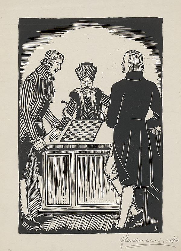 Ján Ladvenica – Šachový stroj pred sultánom 