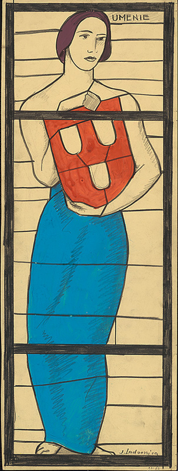 Ján Ladvenica – Umenie-návrh na okno 