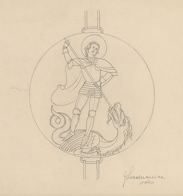 Ján Ladvenica – Návrh na medailu na starostenskú reťaz 